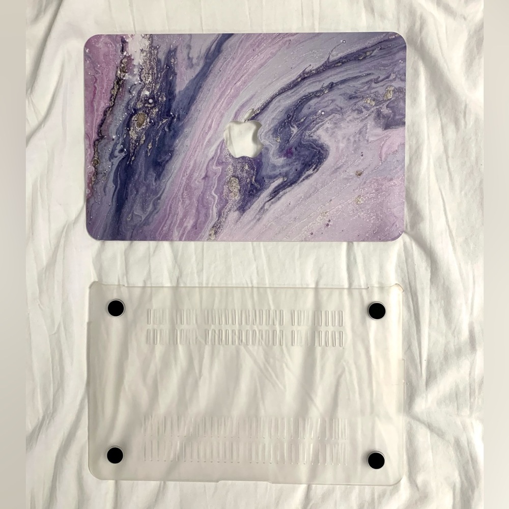 Purple Marble MacBook Pro Case, Snap - Picture 1 of 9
